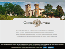 Tablet Screenshot of castellodibuttrio.it